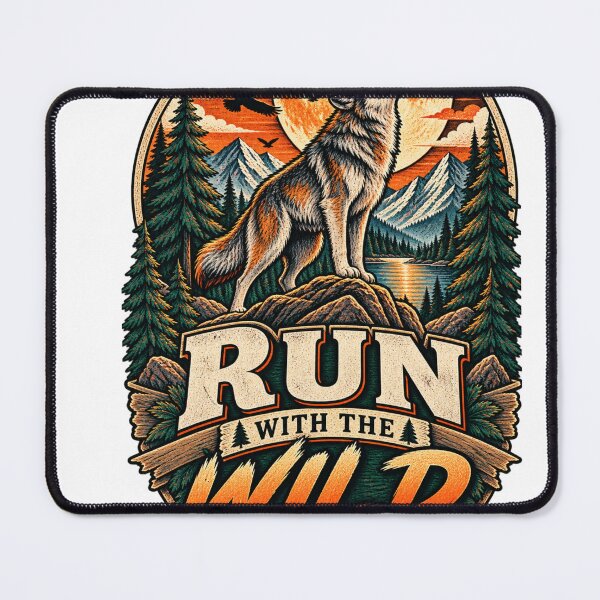 Item preview, Run With The Wild Wolf designed and sold by CodePaws Creations.