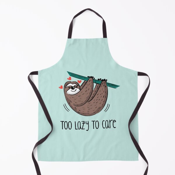 Item preview, Too Lazy To Care (on Lt. Aqua) designed and sold by PawsitiveMum3.