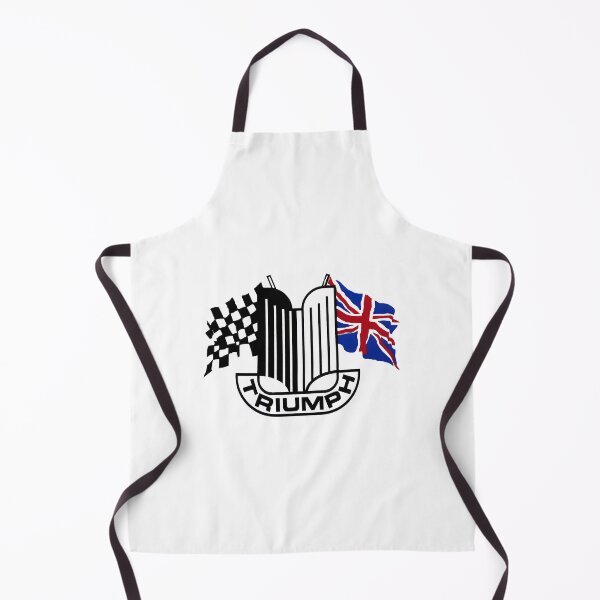 Item preview, Triumph Shield With Checkered Racing And British Flag designed and sold by Royal-teiner.
