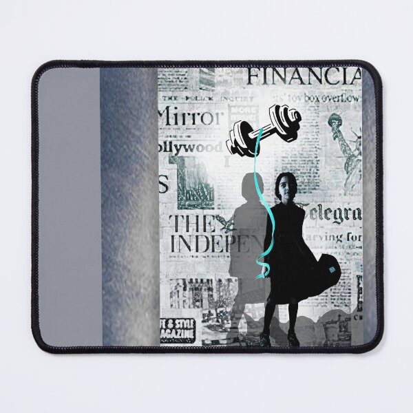 Item preview, Girl With Heavy Balloon (design ACCI) designed and sold by VanyssaGraphics.