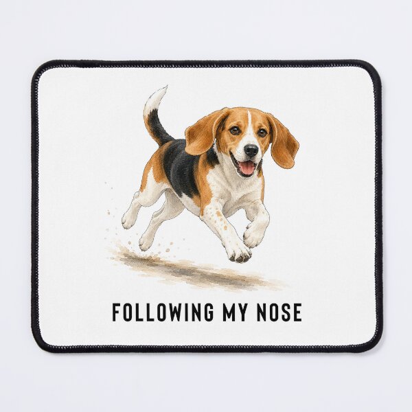 Item preview, Following My Nose Beagle Dog | Cute Beagle Playing designed and sold by PAPIRO SIGLO XXI.