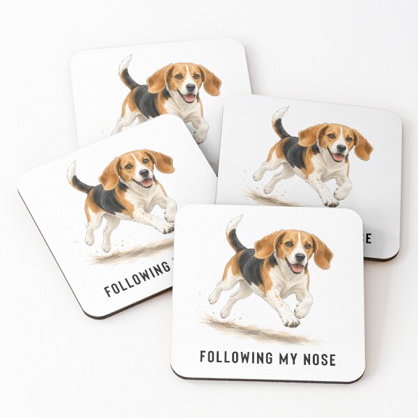 Item preview, Following My Nose Beagle Dog | Cute Beagle Playing designed and sold by PAPIRO SIGLO XXI.
