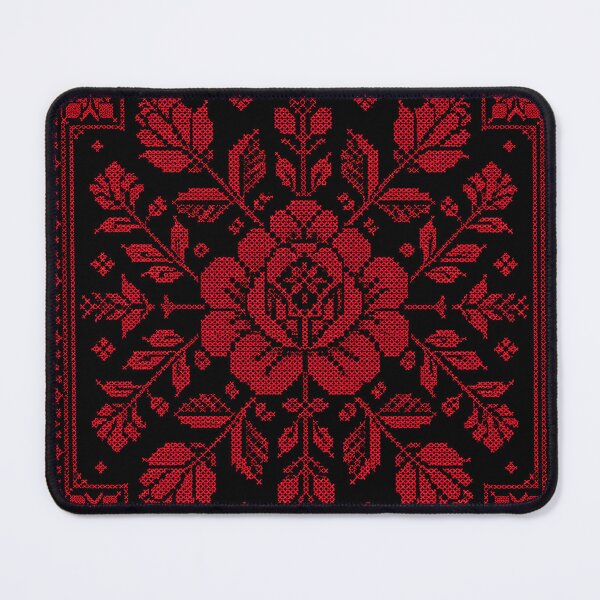 Item preview, Palestinian Heritage Red Cross Stitch Geometric Star Pattern designed and sold by BrainCurves.
