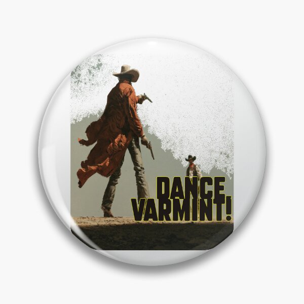 Item preview, Dance, Varmint! Funny Cartoon Western Gunslinger Showdown Vintage Cowboy Pop Culture Art designed and sold by Ignorant-Artist.