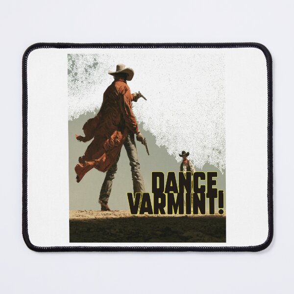 Item preview, Dance, Varmint! Funny Cartoon Western Gunslinger Showdown Vintage Cowboy Pop Culture Art designed and sold by Ignorant-Artist.