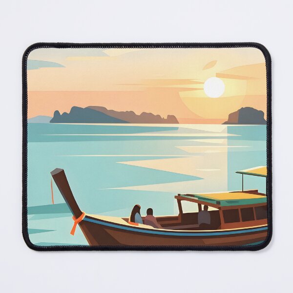 Item preview, Thailand Tropical Paradise – Longtail Boat at Sunset designed and sold by Spirit of Siam.