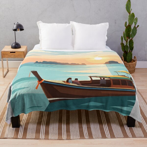Item preview, Thailand Tropical Paradise – Longtail Boat at Sunset designed and sold by Spirit of Siam.