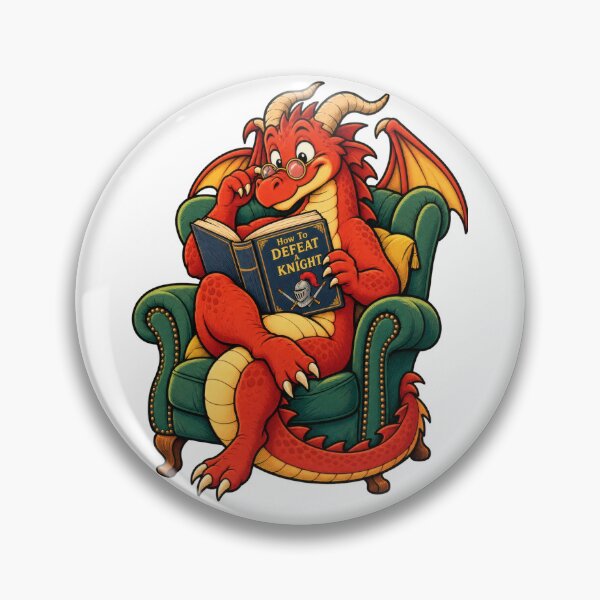 Item preview, How To Defeat A Knight - Funny Dragon Reading Gift - Fantasy Book Lover - Dragon Shirt designed and sold by ImaginariaEstudioShop.