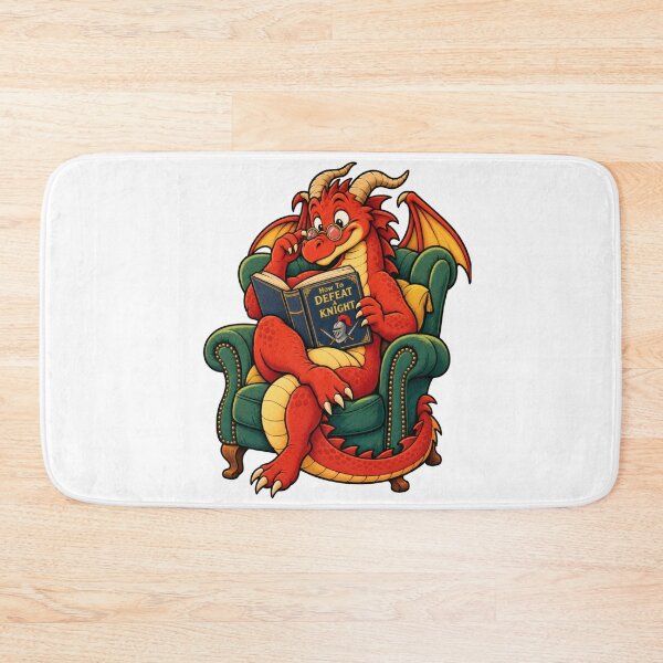 Item preview, How To Defeat A Knight - Funny Dragon Reading Gift - Fantasy Book Lover - Dragon Shirt designed and sold by ImaginariaEstudioShop.