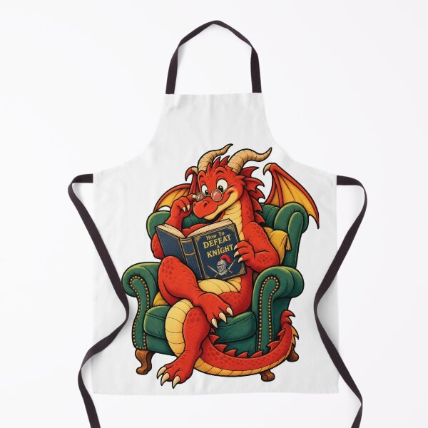 Item preview, How To Defeat A Knight - Funny Dragon Reading Gift - Fantasy Book Lover - Dragon Shirt designed and sold by ImaginariaEstudioShop.