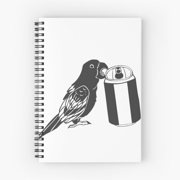 Item preview, Conure Stealing Soft Drink designed and sold by breezewolfspace.