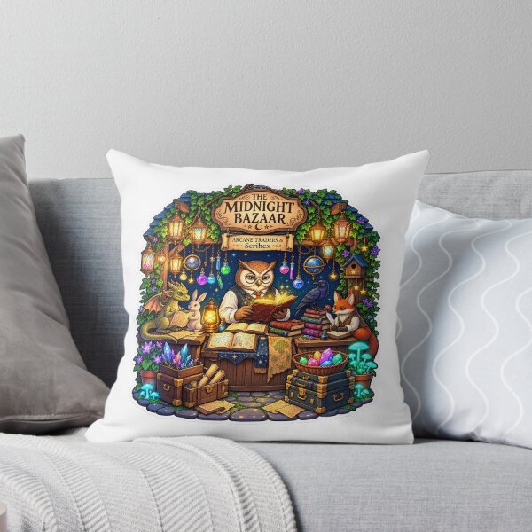 Item preview, Midnight Bazaar | Magical Owl Scribe Fantasy Market | Arcane Bookshop designed and sold by MrDev.