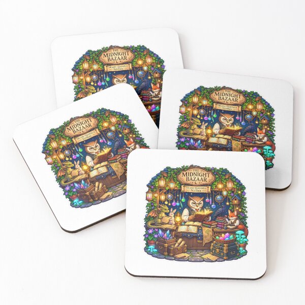 Item preview, Midnight Bazaar | Magical Owl Scribe Fantasy Market | Arcane Bookshop designed and sold by MrDev.