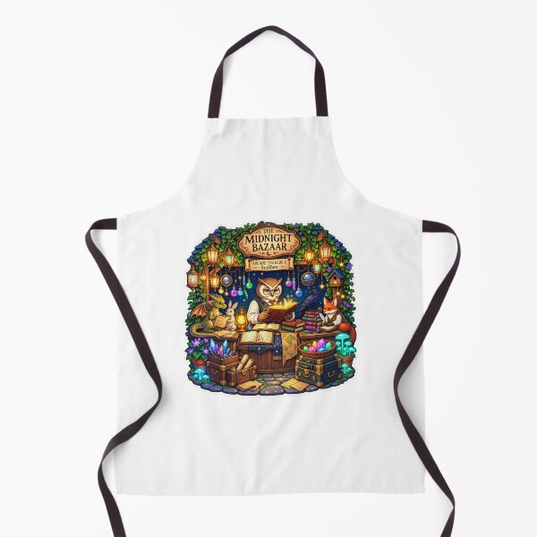 Item preview, Midnight Bazaar | Magical Owl Scribe Fantasy Market | Arcane Bookshop designed and sold by MrDev.