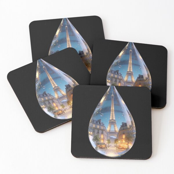 Item preview, Eiffel Tower in a Magical Water Drop Paris Fantasy designed and sold by OksArtStudio.