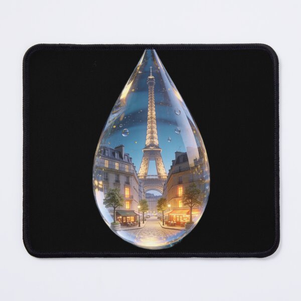 Item preview, Eiffel Tower in a Magical Water Drop Paris Fantasy designed and sold by OksArtStudio.