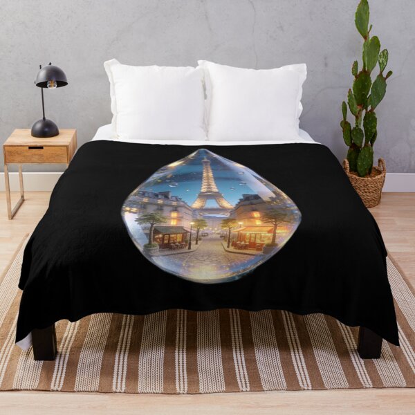 Item preview, La Torre Eiffel en una mágica gota de agua: fantasía parisina. designed and sold by OksArtStudio.