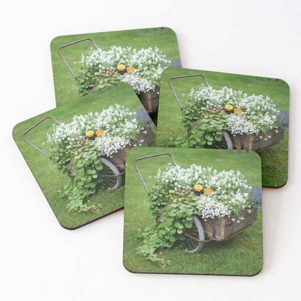 Item preview, Wheelbarrow of flowers designed and sold by Jouko Lehto Photography.