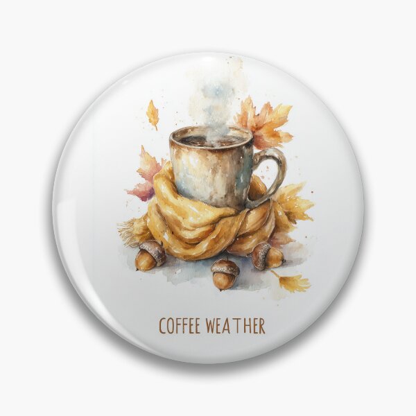 Item preview, Coffee Weather – Cozy Fall Watercolor designed and sold by Helenaphotoart.