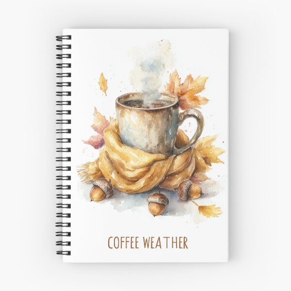 Item preview, Coffee Weather – Cozy Fall Watercolor designed and sold by Helenaphotoart.