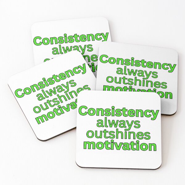 Item preview, Consistency always outshines motivation-discipline quote designed and sold by Omer's store.