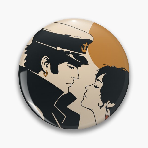 Item preview, Corto Maltese Inspired Art Print | Vintage Comic Couple Decor | Nautical Love Art designed and sold by Studio pod Burom.