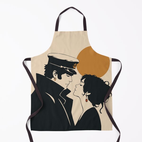 Item preview, Corto Maltese Inspired Art Print | Vintage Comic Couple Decor | Nautical Love Art designed and sold by Studio pod Burom.