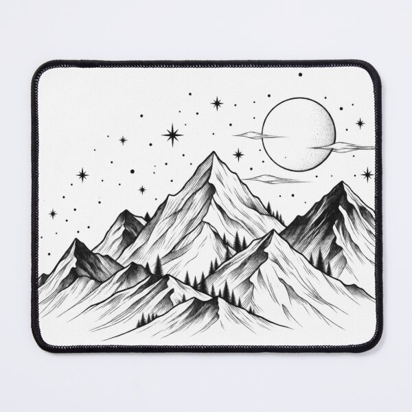 Item preview, Celestial Mountain Inkscape designed and sold by Lovaryn.