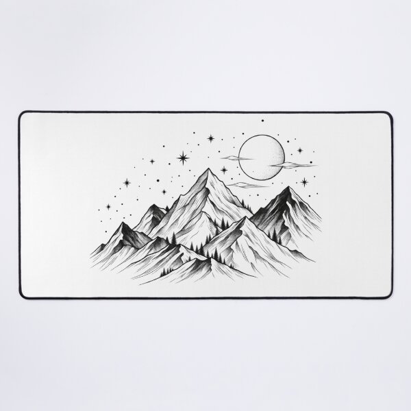 Item preview, Celestial Mountain Inkscape designed and sold by Lovaryn.