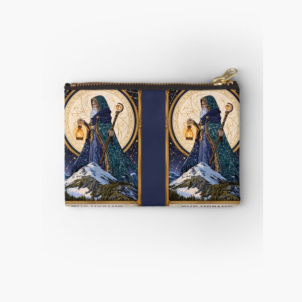 Item preview, The Hermit Tarot Card Mystic Occult Sage designed and sold by MythicMood.