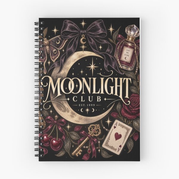 Item preview, Moonlight Club Dark Feminine Gothic Aesthetic | Celestial Vintage DesignGirl Collage designed and sold by TulipsArtDesigns .