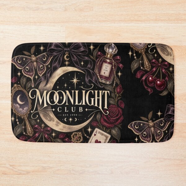 Item preview, Moonlight Club Dark Feminine Gothic Aesthetic | Celestial Vintage DesignGirl Collage designed and sold by TulipsArtDesigns .