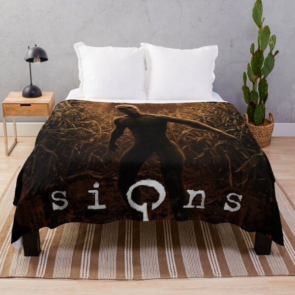 Item preview, Signs M Night Shyamalan Original Custom Vintage Movie Poster Wall Art Tee Design designed and sold by Cool Robot Bro..