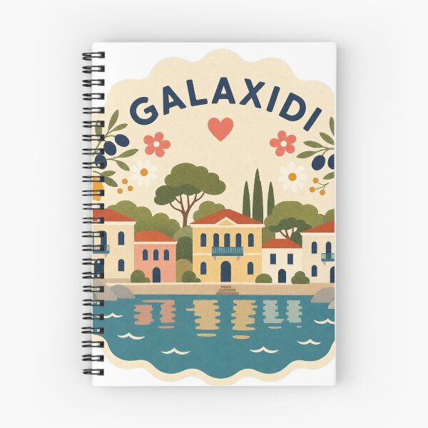 Item preview, Galaxidi Greece Travel Souvenir Modern Folk Art designed and sold by VisualArtsOasis.