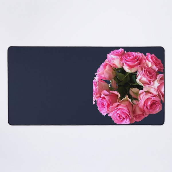 Item preview, Vibrant Pink Rose Bouquet Top-Down Floral Cutout designed and sold by BalkanBloomArt.