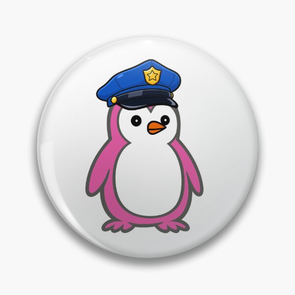 Item preview, Cute Penguin Police Officer – Cartoon Mascot for Kids & Adults designed and sold by Pippo-Penguin.