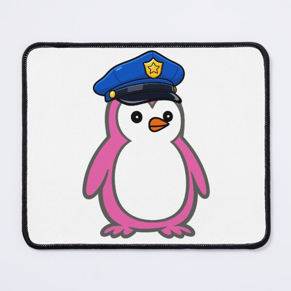 Item preview, Cute Penguin Police Officer – Cartoon Mascot for Kids & Adults designed and sold by Pippo-Penguin.