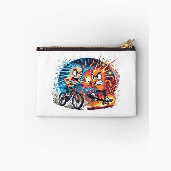 Item preview, Mountain Bike Skateboard Sports Rivalry designed and sold by Imaginarium of Chaos falcon88 .