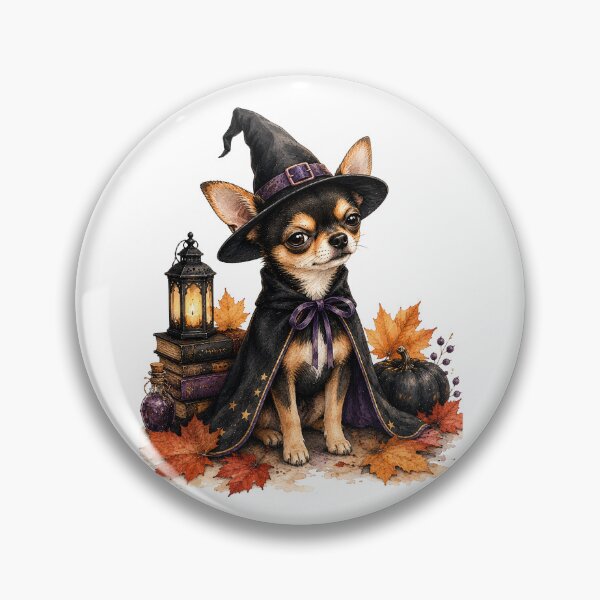 Item preview, Chihuahua Witch Cape | Cute Halloween Dog designed and sold by PAPIRO SIGLO XXI.