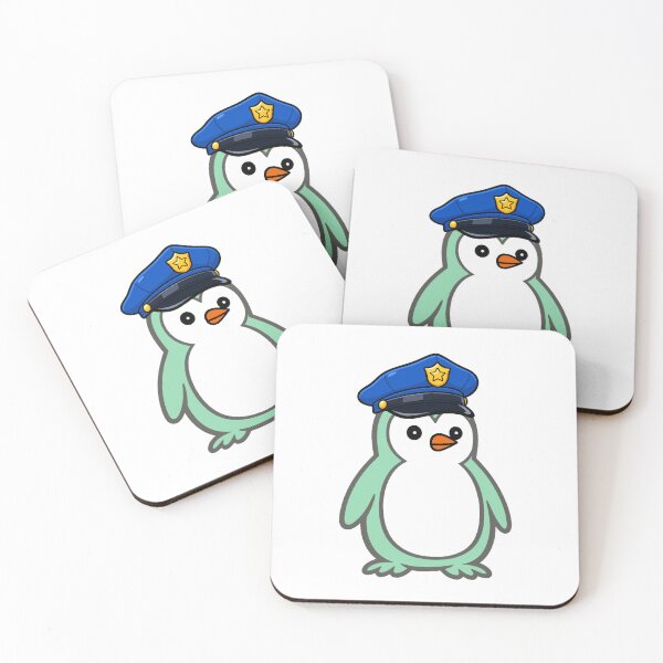 Item preview, Cute Penguin Police Officer – Cartoon Mascot for Kids & Adults designed and sold by Pippo-Penguin.