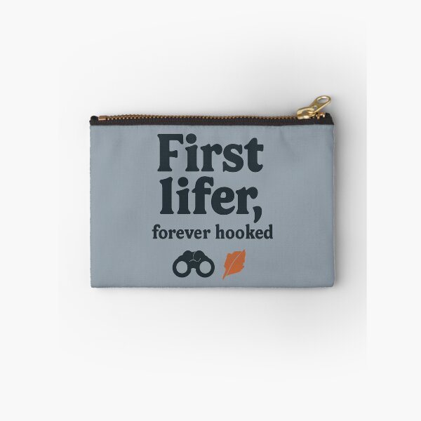 Item preview, First Lifer, Forever Hooked Birding Typographic Design designed and sold by Ainbowz-Artwork.