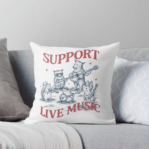 Item preview, SUPPORT LIVE MUSIC, Musician Retro Animals designed and sold by emilysahrelove.