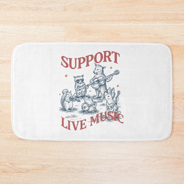 Item preview, SUPPORT LIVE MUSIC, Musician Retro Animals designed and sold by emilysahrelove.