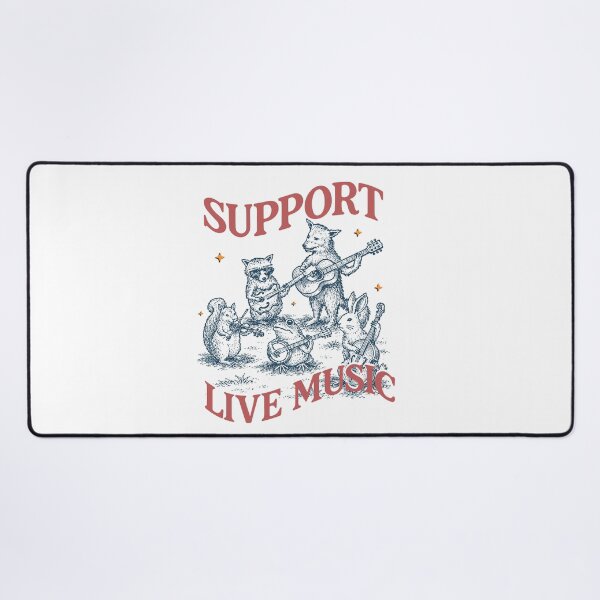 Item preview, SUPPORT LIVE MUSIC, Musician Retro Animals designed and sold by emilysahrelove.