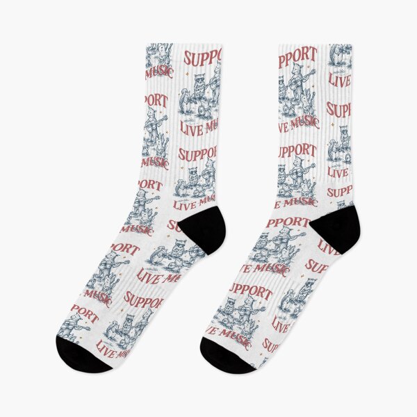 Item preview, SUPPORT LIVE MUSIC, Musician Retro Animals designed and sold by emilysahrelove.