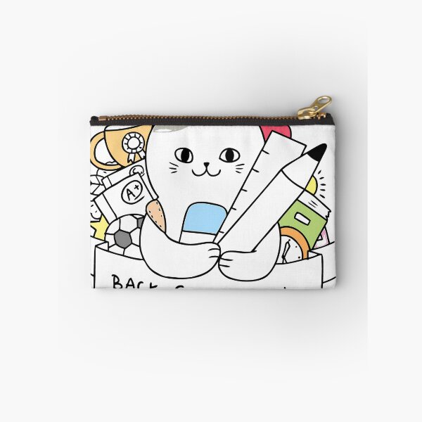 Item preview, Cute Back to School Cat With School Supplies designed and sold by LYRA-Concepts.