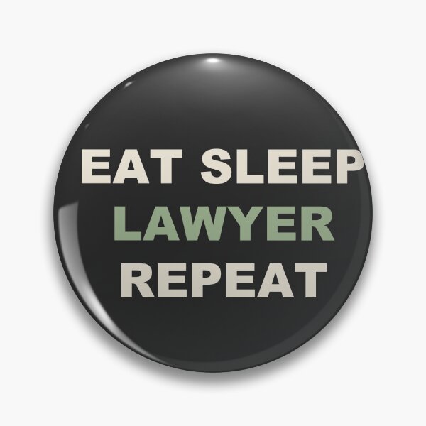 Item preview, Eat Sleep Lawyer Repeat - Lawyer designed and sold by RetroThreadWorks.