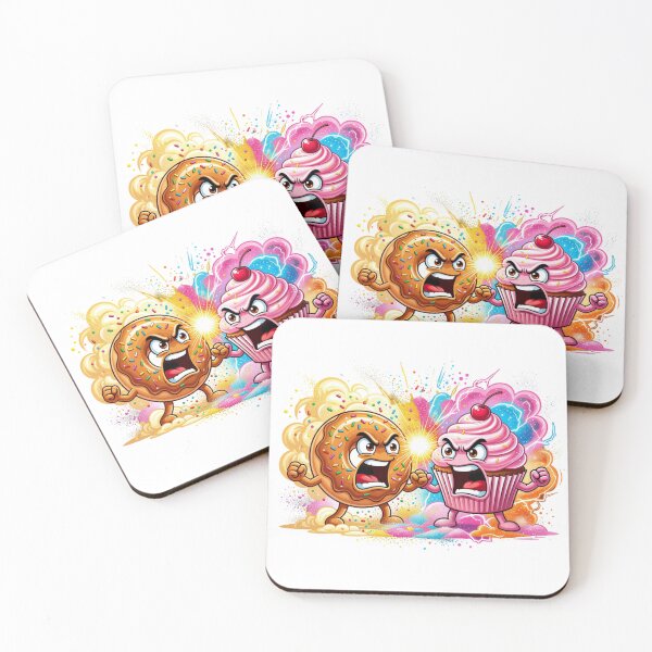 Item preview, Donut Cupcake Dessert Rivalry designed and sold by Imaginarium of Chaos falcon88 .