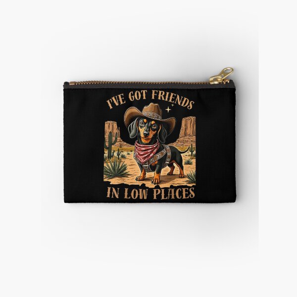 Item preview, Dachshund Cowboy Friends in Low Place designed and sold by Vectraxos.