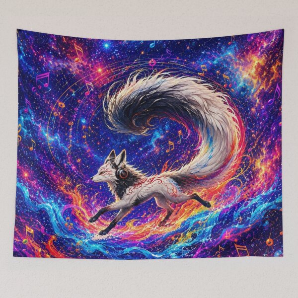 Item preview, Mystical Neon Fox Music designed and sold by Pure Craft.